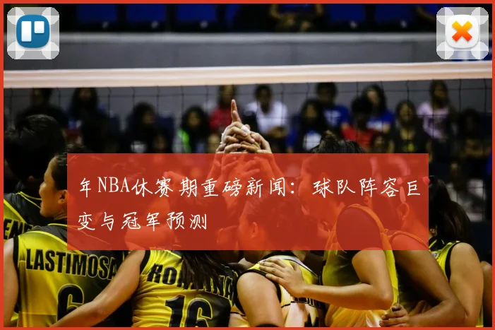 年NBA休赛期重磅新闻：球队阵容巨变与冠军预测